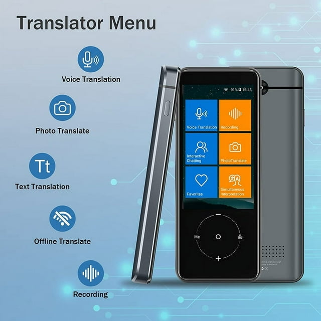 Language Translator Device, 137 Different Languages RealTime Voice