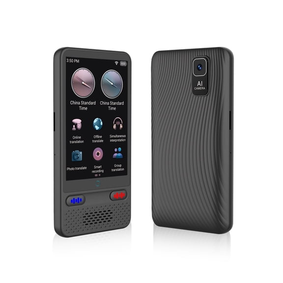 Language Translator Device, 138 Language Supported Translation Device, AI Translator with ChatGPT, Real Time Online/Offline/Photo/Voice Translator, Portable Traductor for Study, Travel, and Business