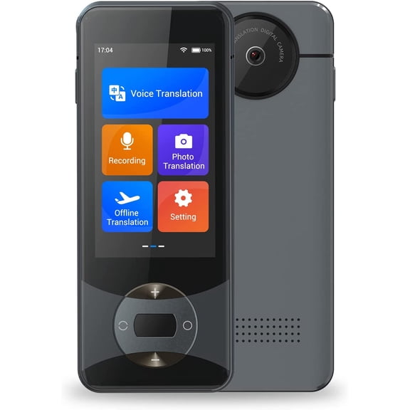 Language Translator Device 144 Languages AI Voice Translator W10 with 3.0 inch Touchscreen Image Translation Support Instant Two Way Translation for Travel Business