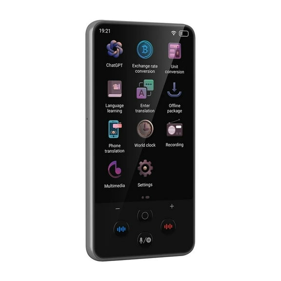 Language Translator Device 4 Inch 138 Languages Voice Video Recording Translating Offline Translation - Pro Edition