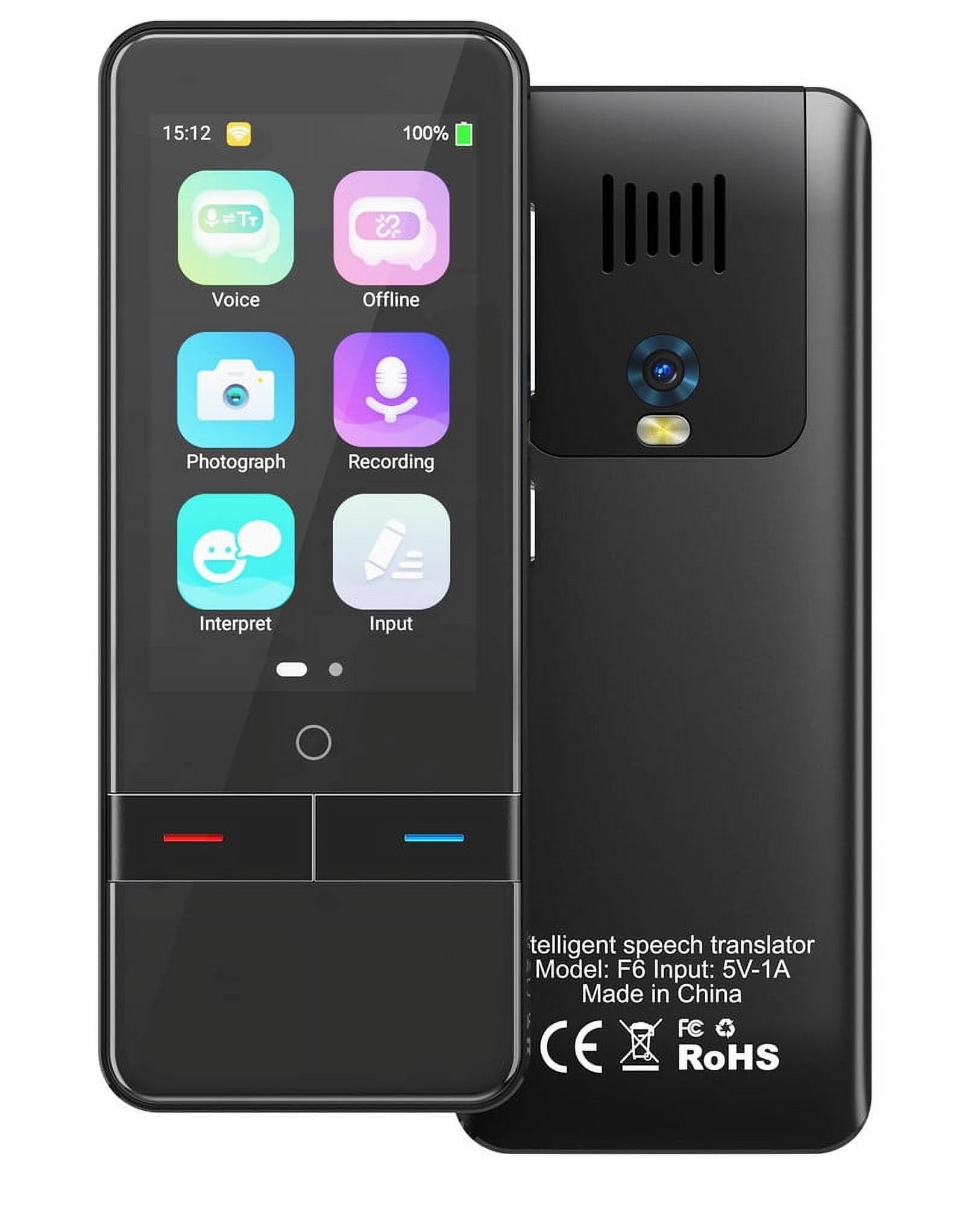 Language Translator Device No WiFi Needed, Instant Two-Way Voice ...