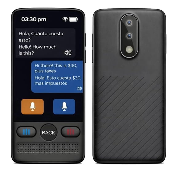 Language Translator Device,Voice/Text Bidirection Word Translator, 160 Languages Online/Offline Translator for Business