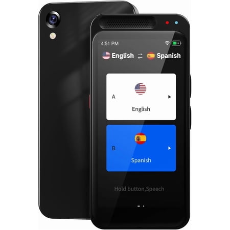 Language Translator Device No WiFi Needed, 150+ Languages Translation in Real Time for Voice/Text/Photo/Offline, Upgraded AI Translator Support ChatGPT, HD Touch Screen for Business Learning Travel