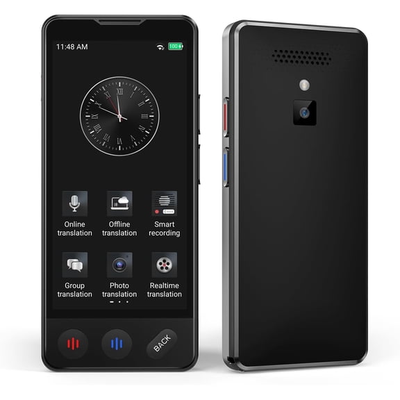 Language Translator Device No WiFi Needed, 2026 Upgraded AI Translator, Support 150 Languages Voice Instant Two-Way Translation, Offline/Recording/Photo Translator for Business Travel
