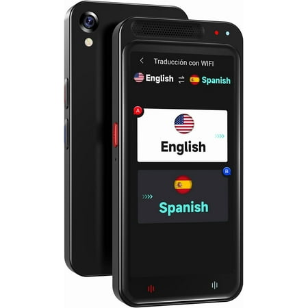 Language Translator Device No WiFi Needed, Upgraded AI Translator Support ChatGPT, Two Way Real Time Voice Translation with 150+ Languages, Offline/Photo Translation for Business, Learning