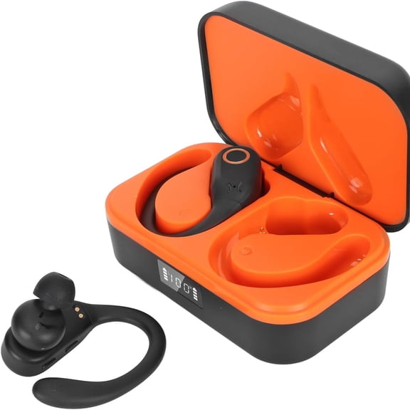 Language Translator Earbuds with Charging Case 144 Languages 74 Languages 70 Accents Instant Voice Translation Headphones Smart App Support-Black