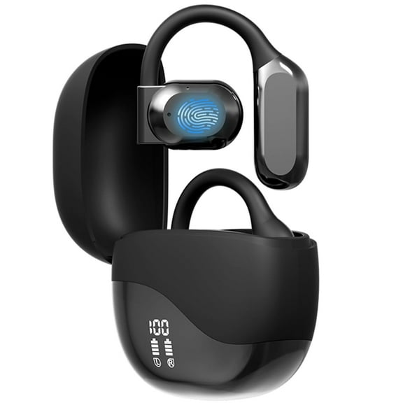 Language Translator Earbuds Real Time, 2025 New Open Ear Wireless AI Headphones Language Translation for Android iOS, 144 Languages Play Music Bluetooth for Travel Business Learning