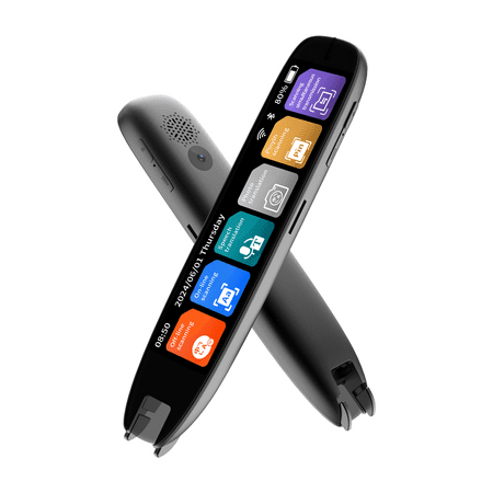 Language Translator Pen with OCR Scanning, Traductor Pen Supporting 142 Languages,Text to Speech Translation Pen,Reading Pen for Dyslexia with Text Extract, Ideal for Students and Adults