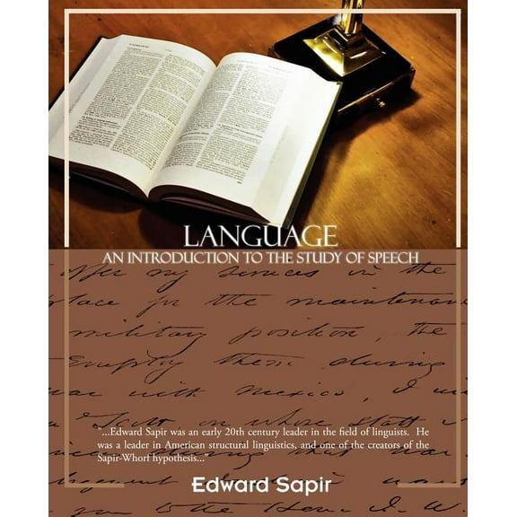 Language an Introduction to the Study of Speech (Paperback)