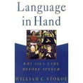 thumbnail image 1 of Pre-Owned Language in Hand: Why Sign Came Before Speech (Hardcover) 156368103X 9781563681035, 1 of 1
