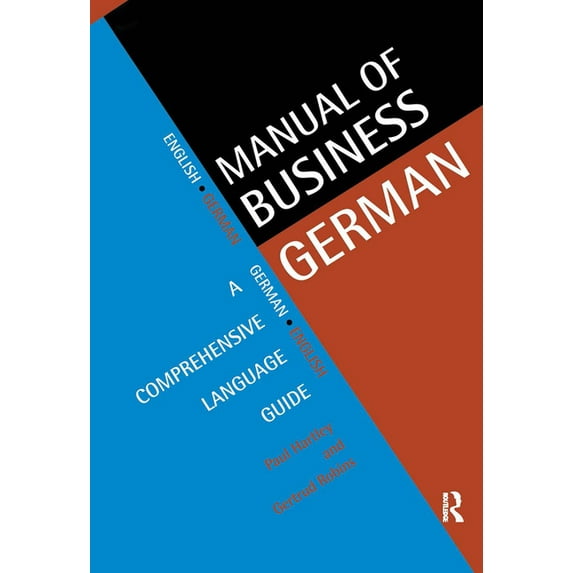 Languages for Business Manual of Business German: A Comprehensive Language Guide, (Paperback)