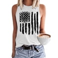 thumbnail image 1 of Langwyqu Summer Sleeveless Star Striped Print Tank Tops, 1 of 2