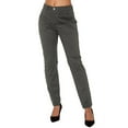 thumbnail image 1 of Langwyqu Women Mid-Rise Stretch Work Pants Female Long Trousers, 1 of 5