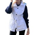 thumbnail image 1 of Langwyqu Women's Casual Vest Lightweight Sleeveless Drawstring Jackets, 1 of 5