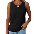 thumbnail image 1 of Langwyqu Women’s Tank Tops V Neck Sleeveless Casual Summer T Shirts, 1 of 2