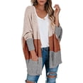 thumbnail image 1 of Langwyqu Womens Cardigan Sweaters Batwing Sleeve Knit Tops, 1 of 2