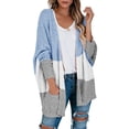 thumbnail image 1 of Langwyqu Womens Cardigan Sweaters Batwing Sleeve Knit Tops, 1 of 2