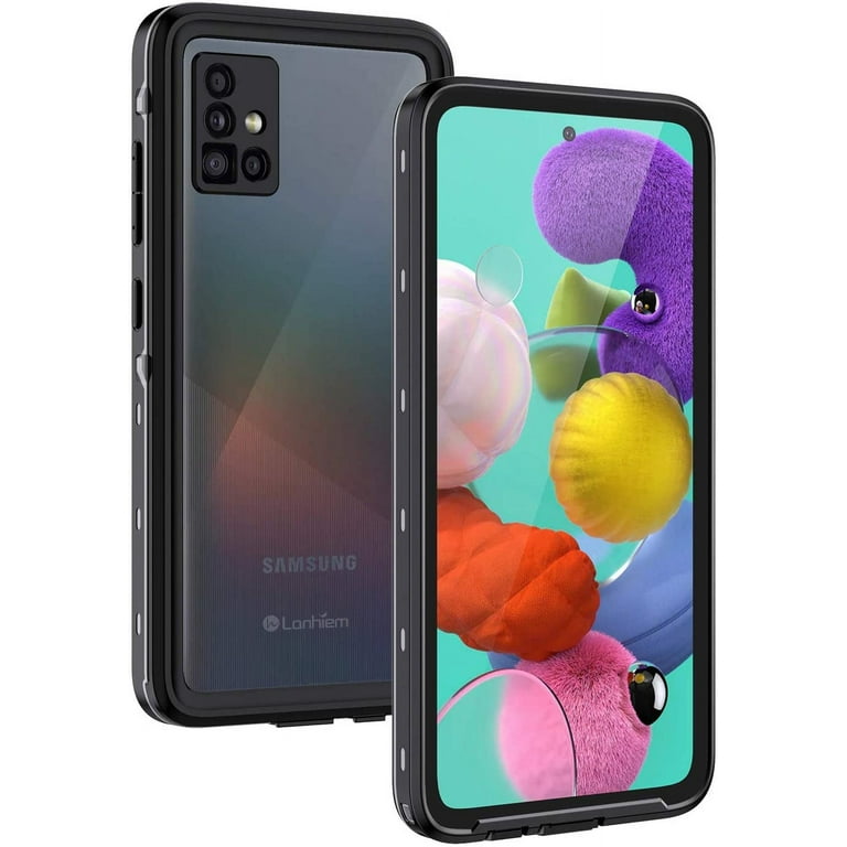 Lanhiem Samsung Galaxy A51 Case, IP68 Waterproof Dustproof