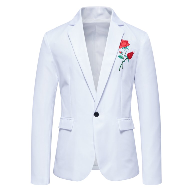 Red rose sales suit jacket