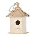 thumbnail image 1 of Lanhui Outside Wooden Bird House, Ventilation Hanging Bird House for Small Bird Chickadees Sparrows, 1 of 8