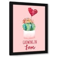 thumbnail image 1 of Lanie Loreth 13x18 Black Modern Wood Framed Wall Art Titled - Growing In Love, 1 of 6