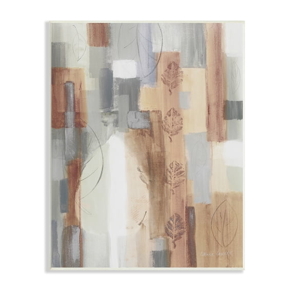 Lanie Loreth Organic Leaf Watermarks Intricate Irregular Rectangular Pattern 10" x 15" Framed Painting Art Print, by Stupell Home Décor