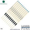 thumbnail image 1 of Lanier Combo Pack - 10 Pack - Monteverde Soft Roll Ballpoint L13 Paste Ink Refill Compatible with most Lamy Style Ballpoint Pens - Blue (Medium Tip 0.7mm), 1 of 3