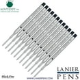 thumbnail image 1 of Lanier Combo Pack - 12 Pack - Monteverde Capless S42 Gel Ink Refill Compatible with most Sheaffer Style Ballpoint Pens - Black (Fine Tip 0.6mm), 1 of 3