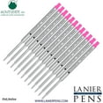 thumbnail image 1 of Lanier Combo Pack - 12 Pack - Monteverde Soft Roll Ballpoint W13 Paste Ink Refill Compatible with most Waterman Style Ballpoint Pens - Pink (Medium Tip 0.7mm), 1 of 3