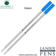 thumbnail image 1 of Lanier Combo Pack - 2 Pack - Monteverde Soft Roll Ballpoint C13 Paste Ink Refill Compatible with most Cross Style Ballpoint Pens - Turquoise (Medium Tip 0.7mm), 1 of 3