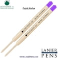 thumbnail image 1 of Lanier Combo Pack - 2 Pack - Monteverde SoftRoll Ballpoint P13 Paste Ink Refill Compatible with most Parker Style Ballpoint Pens - Purple (Medium Tip 0.7mm), 1 of 3