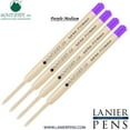 thumbnail image 1 of Lanier Combo Pack - 4 Pack - Monteverde SoftRoll Ballpoint P13 Paste Ink Refill Compatible with most Parker Style Ballpoint Pens - Purple (Medium Tip 0.7mm), 1 of 3