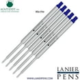 thumbnail image 1 of Lanier Combo Pack - 5 Pack - Monteverde Capless Ballpoint W42 Gel Ink Refill Compatible with most Waterman Style Ballpoint Pens - Blue (Fine Tip 0.6mm), 1 of 3