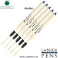 thumbnail image 1 of Lanier Combo Pack - 5 Pack - Monteverde Soft Roll Ballpoint L13 Paste Ink Refill Compatible with most Lamy Style Ballpoint Pens - BlueBlack (Medium Tip 0.7mm), 1 of 3