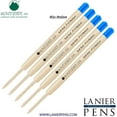 thumbnail image 1 of Lanier Combo Pack - 5 Pack - Monteverde SoftRoll Ballpoint P13 Paste Ink Refill Compatible with most Parker Style Ballpoint Pens - Blue (Medium Tip 0.7mm), 1 of 3
