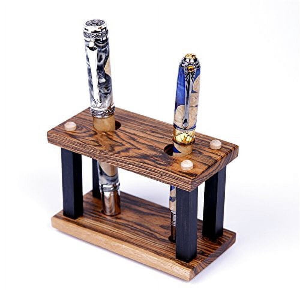 Lanier Pens - Bocote and Ebony Upright Stand - 2 Pen