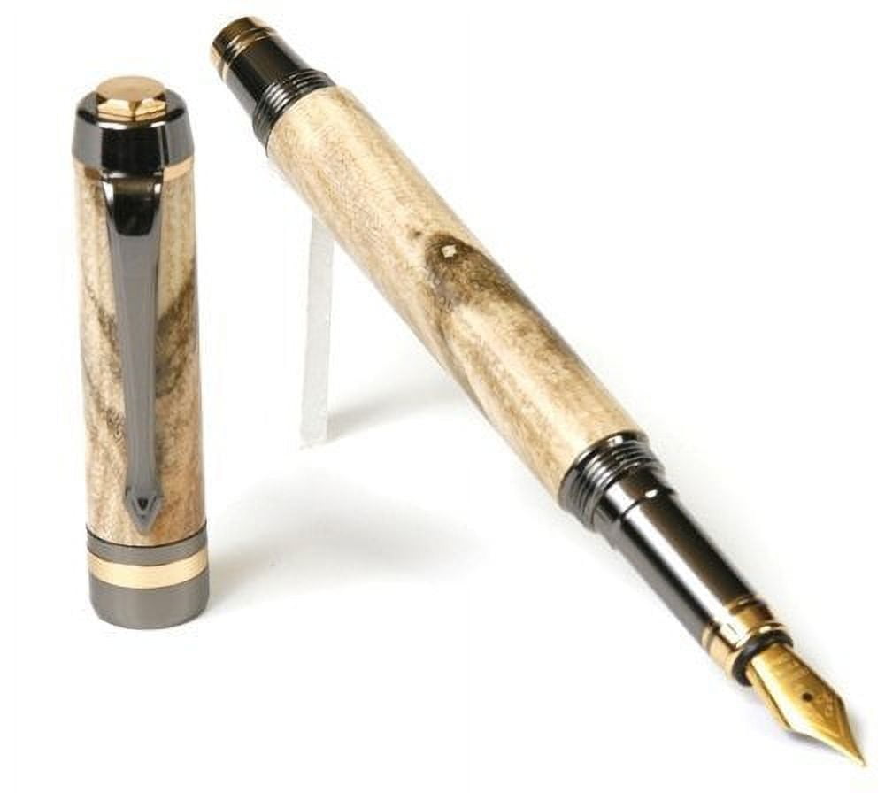 Lanier Pens Elite Fountain Pen Gun Metal Splated Hackberry