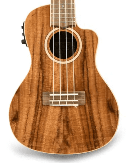 Lanikai All Solid Acacia Concert with Kula Preamp A/E Ukulele