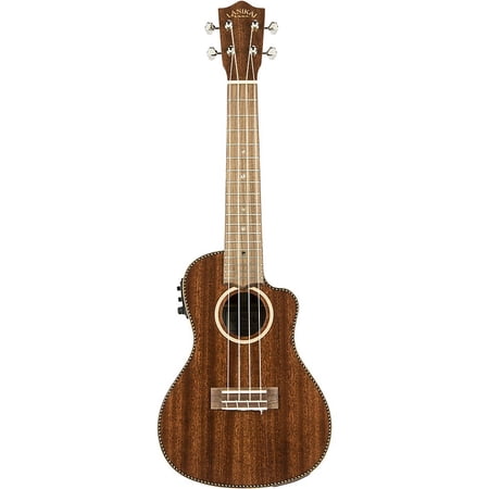 Lanikai All Solid Mahogany Concert with Kula Preamp A/E Ukulele