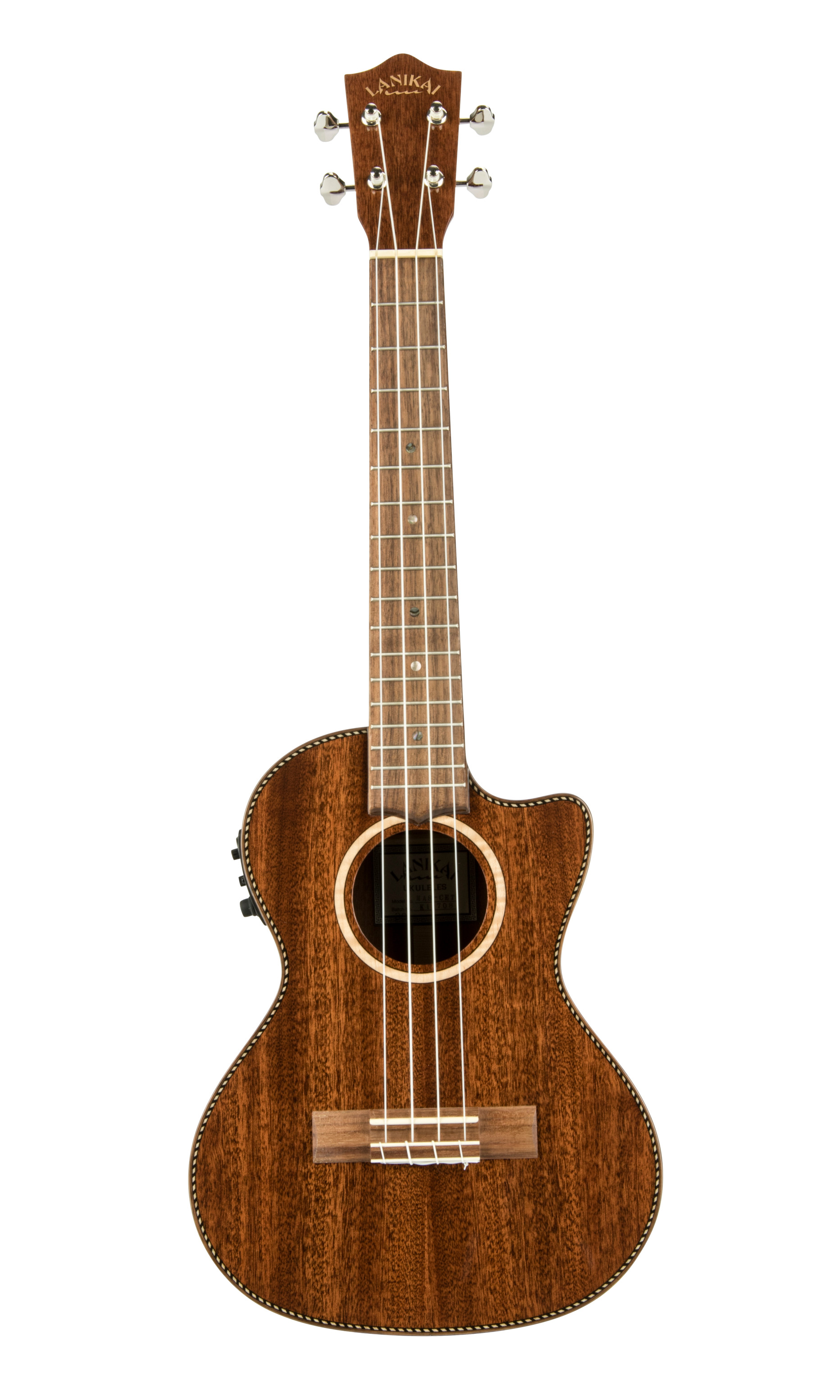 Lanikai All Solid Mahogany Tenor with Kula Preamp A/E Ukulele