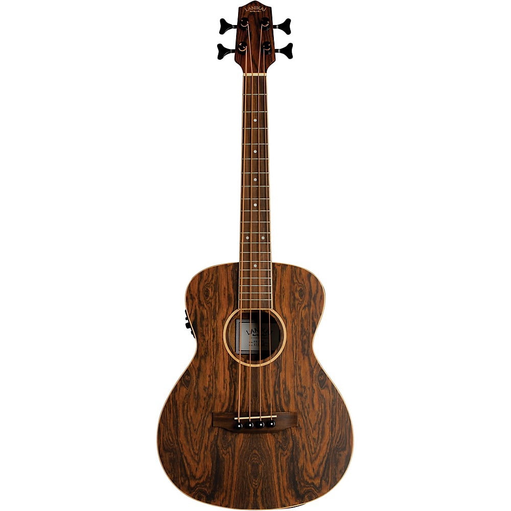 Lanikai FB-EBU Figured Bocote Bass Acoustic-Electric Ukulele