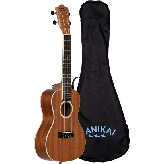 Lanikai Model LU21-C Concert Size Acoustic Ukulele with Gig Bag, Okoume Wood