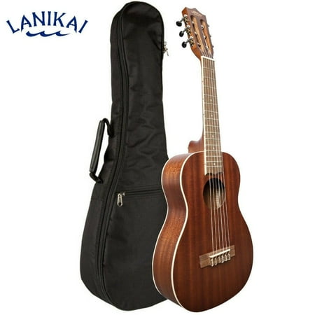 Lanikai Model MA-G All Mahogany Guitar Uke Guitelele Ukulele with Padded Gig Bag