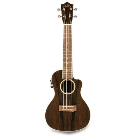 Lanikai Ziricote Concert with Kula Preamp A/E Ukulele