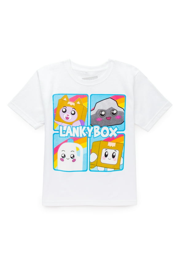 Boys' Cotton Graphic Tee with Short Sleeves, Sizes XS-XL