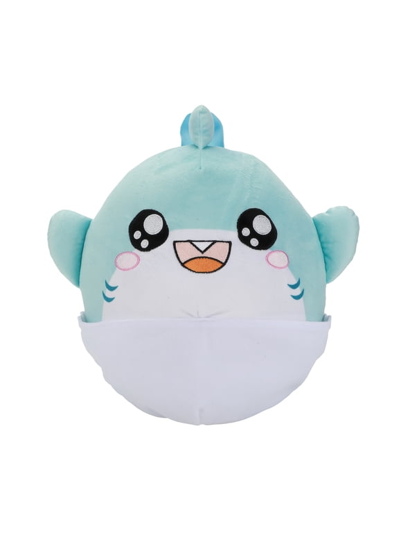 LankyBox Baby Thicc Shark 12.5" Plush Backpack