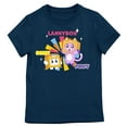 thumbnail image 1 of LankyBox Boxy & Foxy Logo Crew Neck Short Sleeve Youth Girl's Navy T-shirt-Medium, 1 of 3