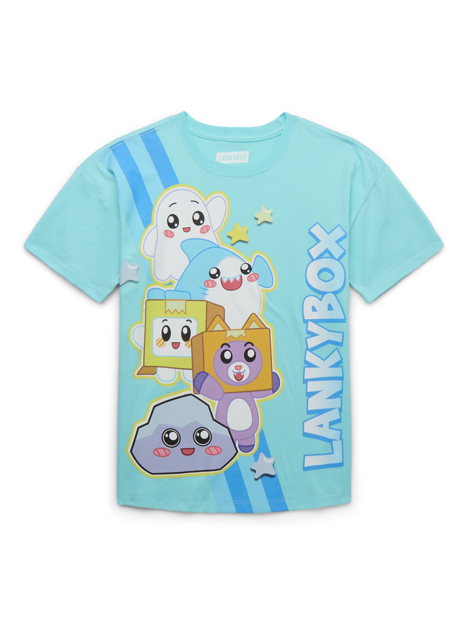 LankyBox Boys Oversized Graphic Tee, Sizes XS-2XL