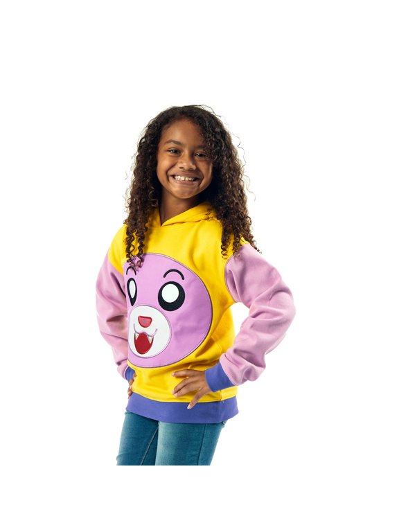 LankyBox Foxy Long Sleeve Boy's Colorblock Hooded Sweatshirt-3T