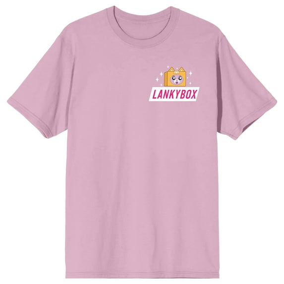 LankyBox Foxy Women's Pink Short Sleeve Tee-Medium